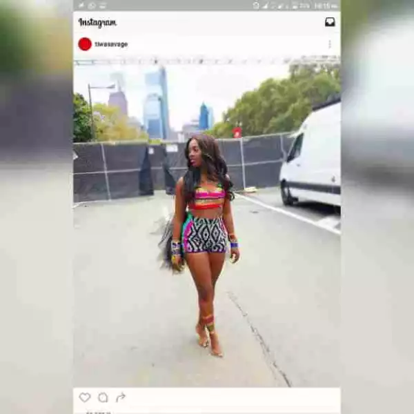 Fans Go Gaga For Tiwa Savage On Instagram Over These Photos